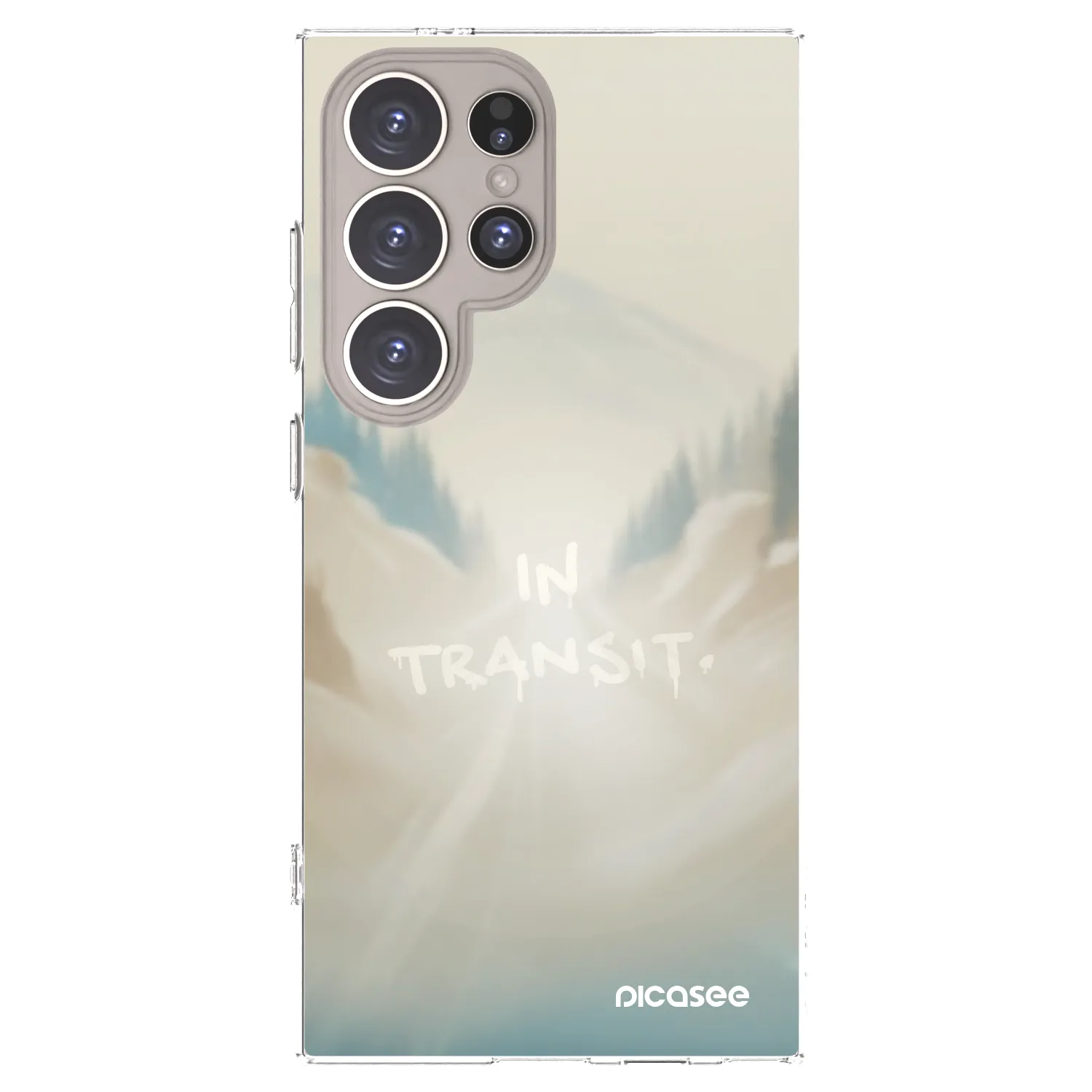 Picasee silikonowe przeźroczyste etui na Samsung Galaxy S24 Ultra S928B 5G - IN TRANSIT