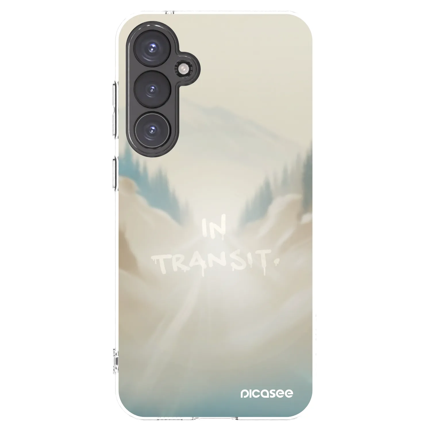 Picasee silikonowe przeźroczyste etui na Samsung Galaxy S23 FE S711B - IN TRANSIT