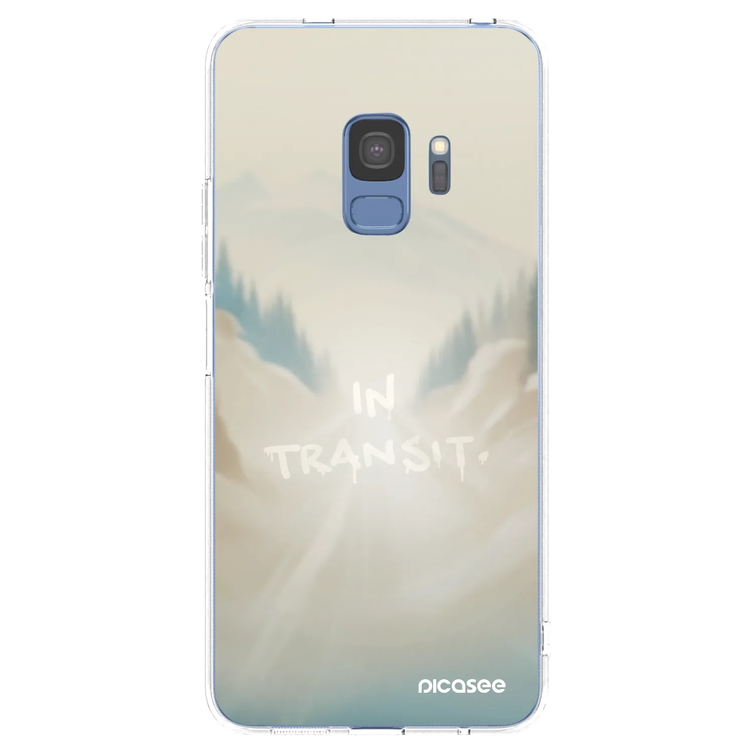 Picasee silikonowe przeźroczyste etui na Samsung Galaxy S9 G960F - IN TRANSIT
