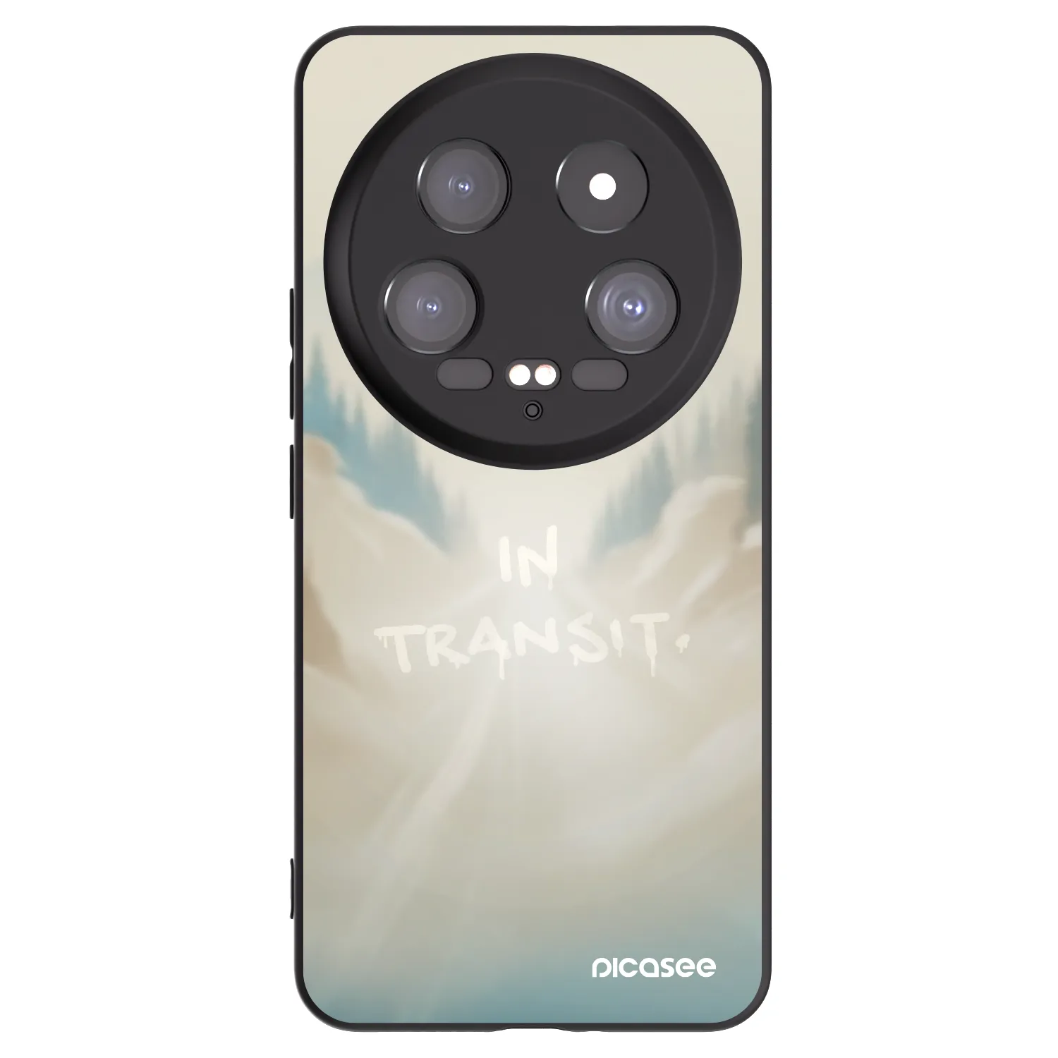 Picasee silikonowe czarne etui na Xiaomi 14 Ultra - IN TRANSIT