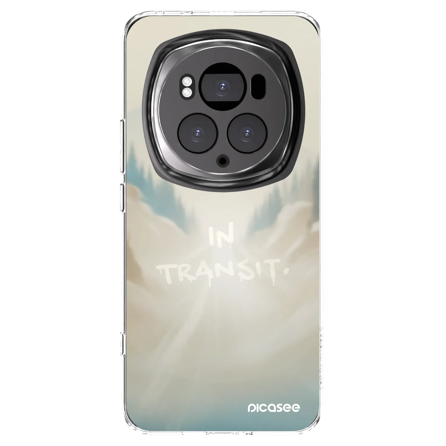 Picasee silikonowe przeźroczyste etui na Honor Magic6 Pro - IN TRANSIT