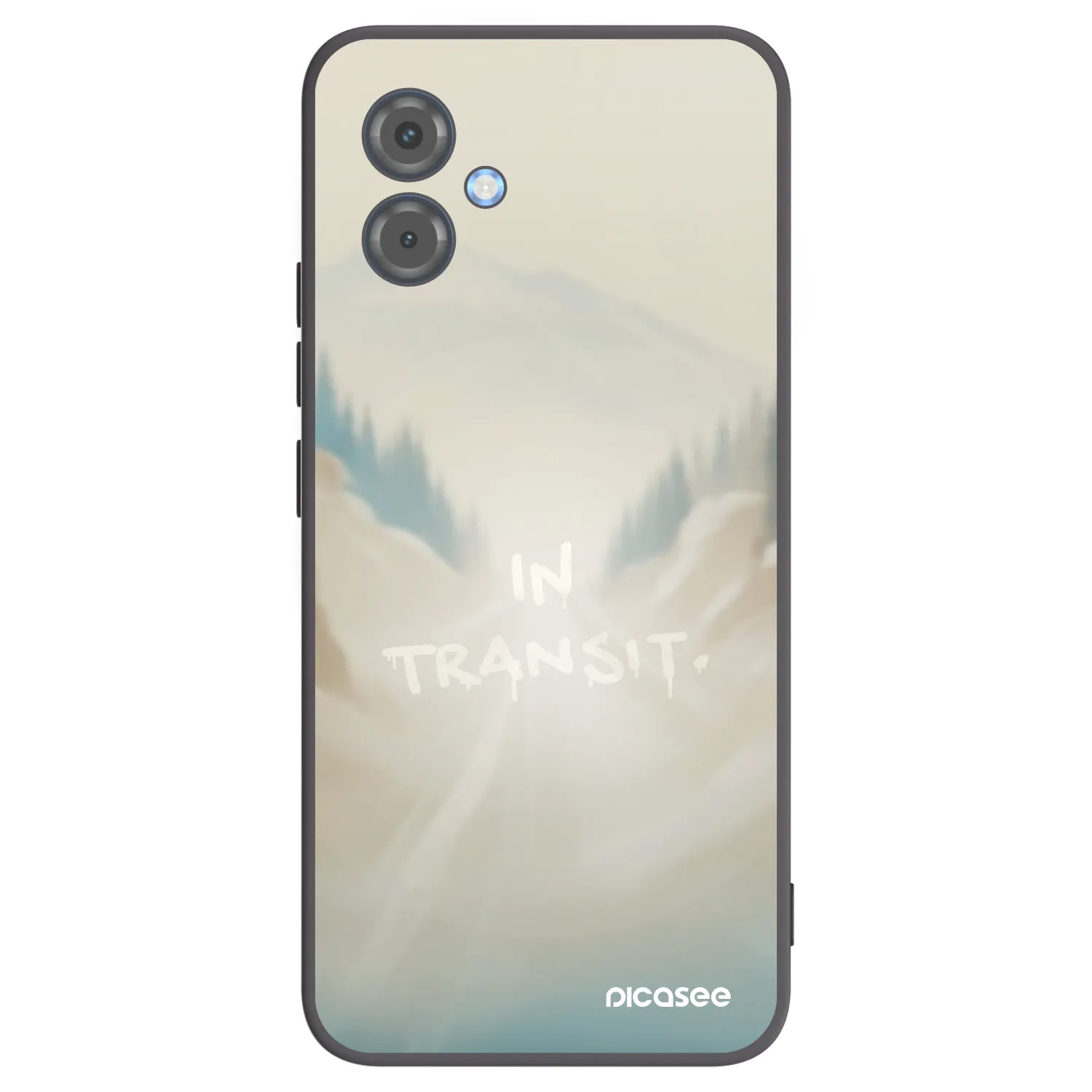 Picasee silikonowe czarne etui na Motorola Moto G14 - IN TRANSIT