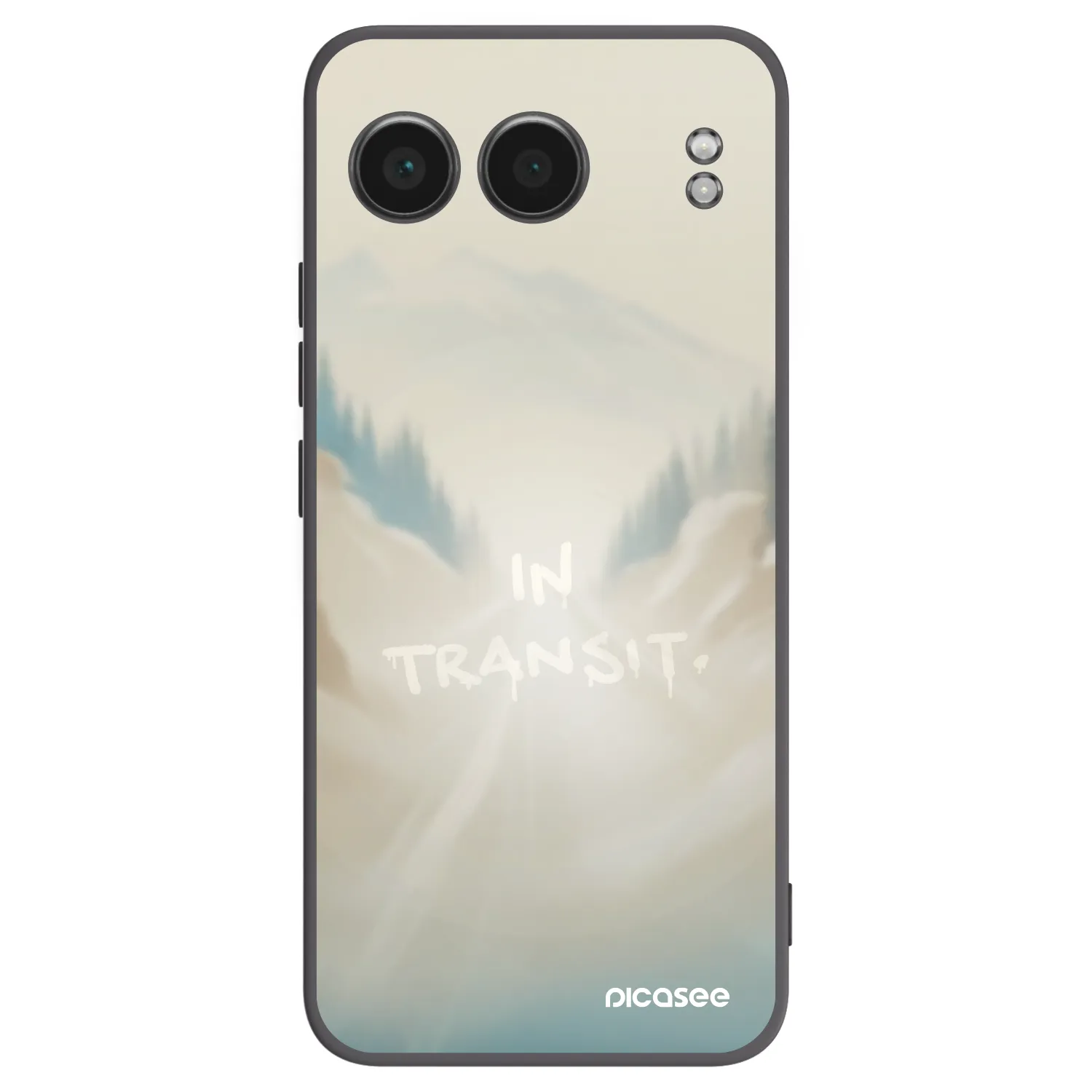 Picasee silikonowe czarne etui na OnePlus Nord 4 - IN TRANSIT