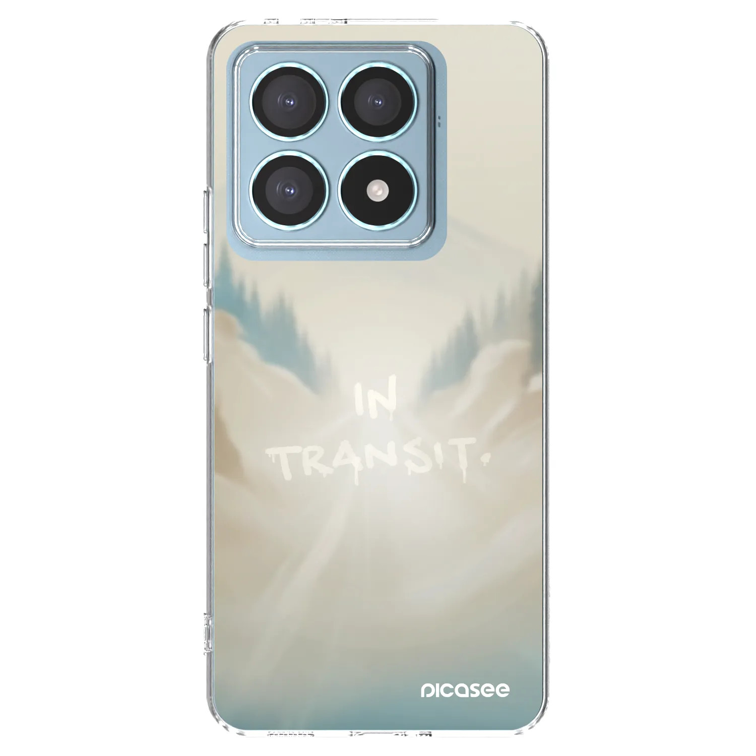 Picasee silikonowe przeźroczyste etui na Xiaomi 14T Pro - IN TRANSIT