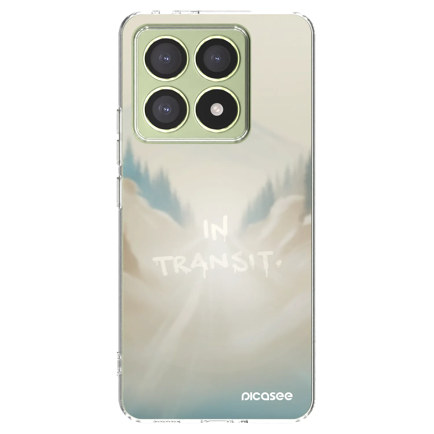 Picasee silikonowe przeźroczyste etui na Xiaomi 14T - IN TRANSIT