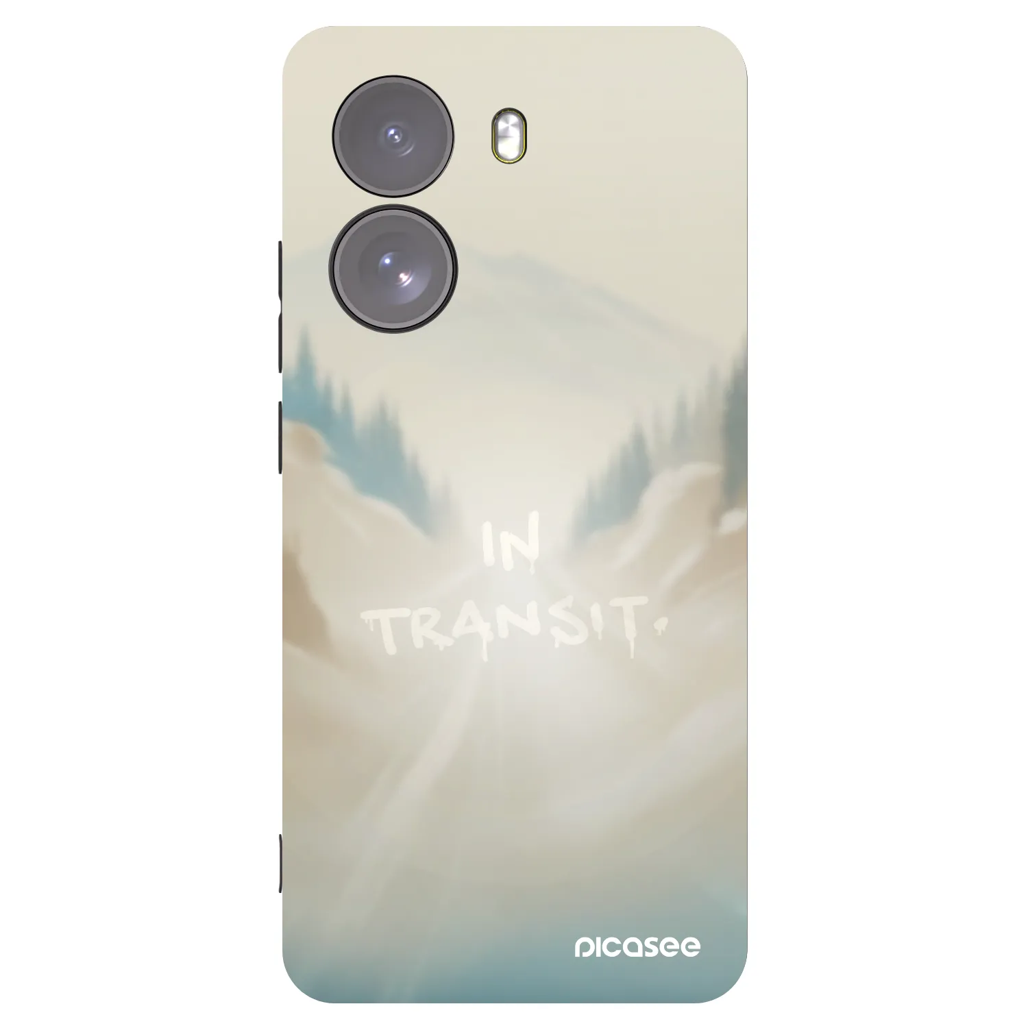 Picasee silikonowe czarne etui na Xiaomi Poco X7 - IN TRANSIT