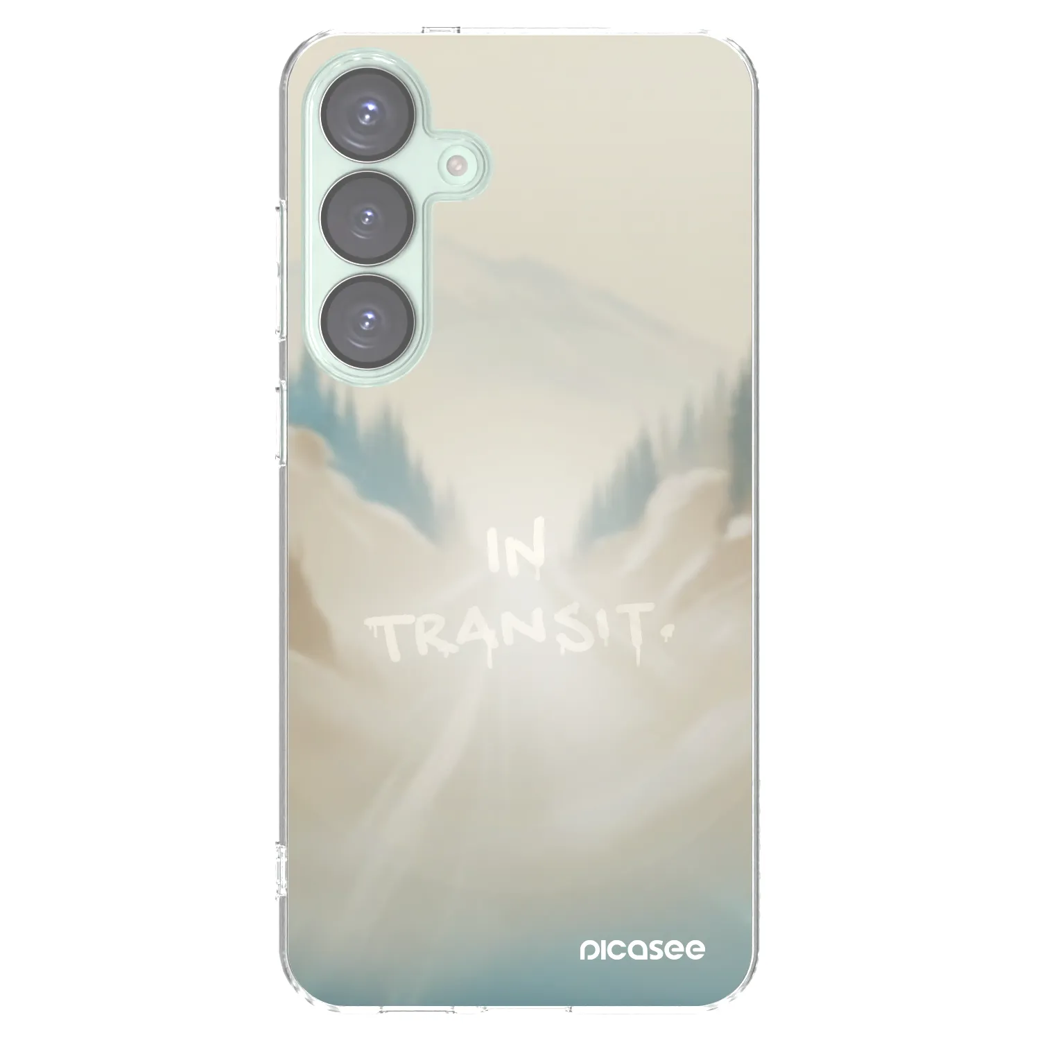 Picasee silikonowe przeźroczyste etui na Samsung Galaxy S25+ 5G - IN TRANSIT