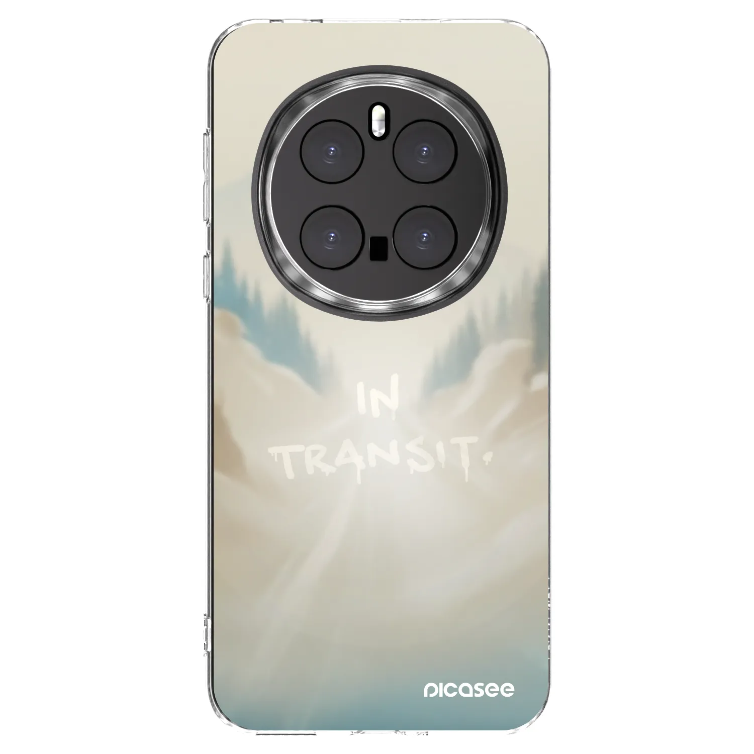 Picasee silikonowe przeźroczyste etui na Honor Magic7 Pro 5G - IN TRANSIT