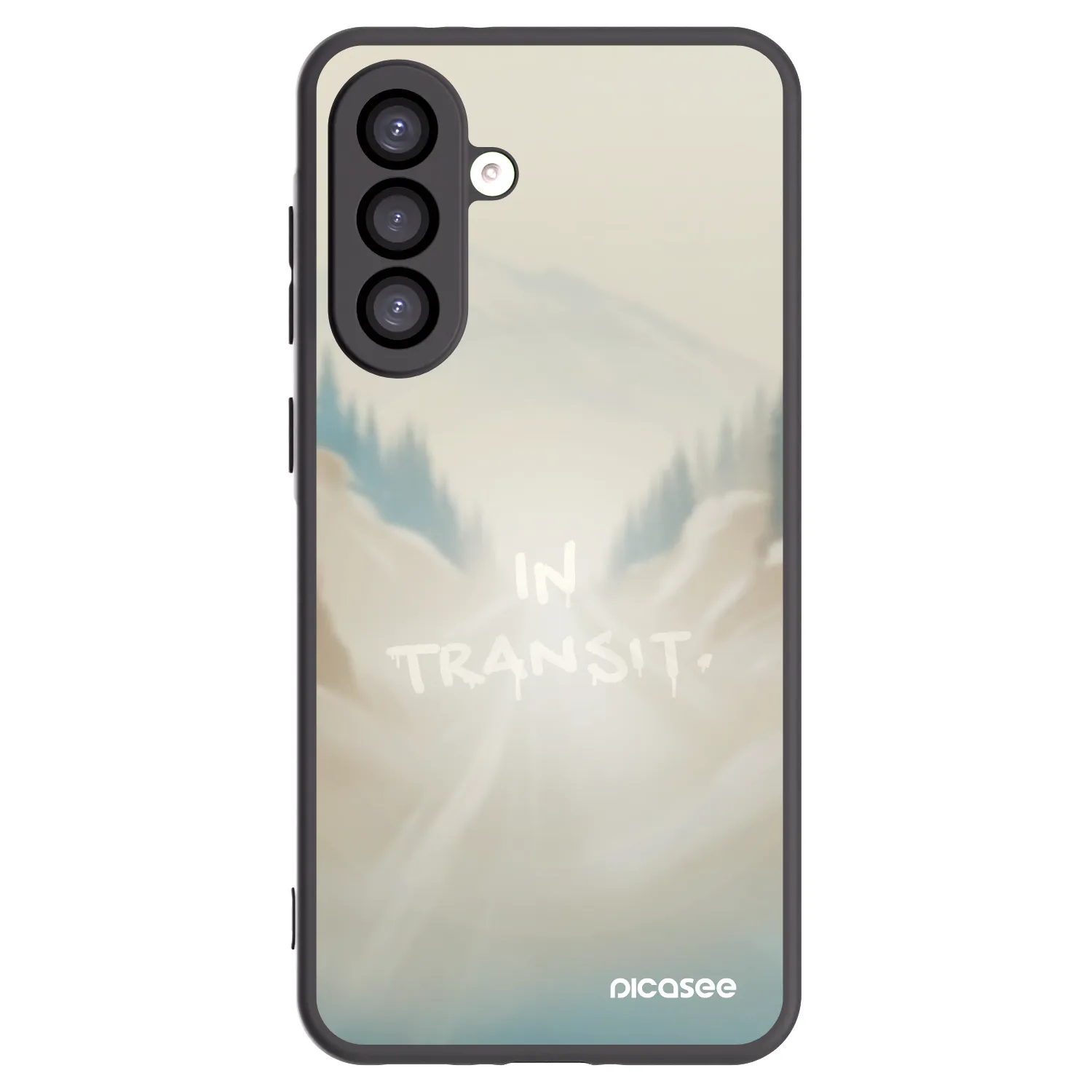 Picasee silikonowe czarne etui na Samsung Galaxy A26 5G A266B - IN TRANSIT
