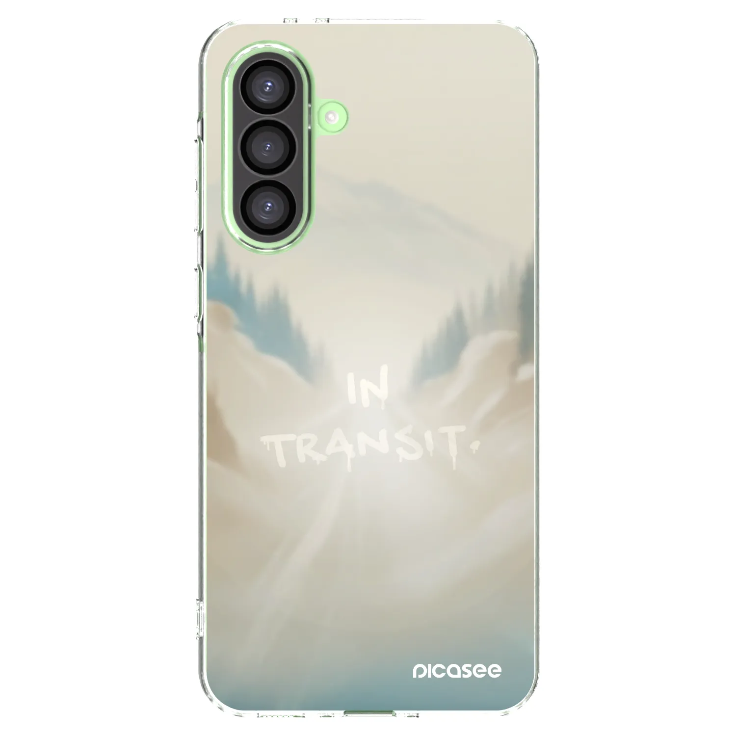 Picasee silikonowe przeźroczyste etui na Samsung Galaxy A26 5G A266B - IN TRANSIT