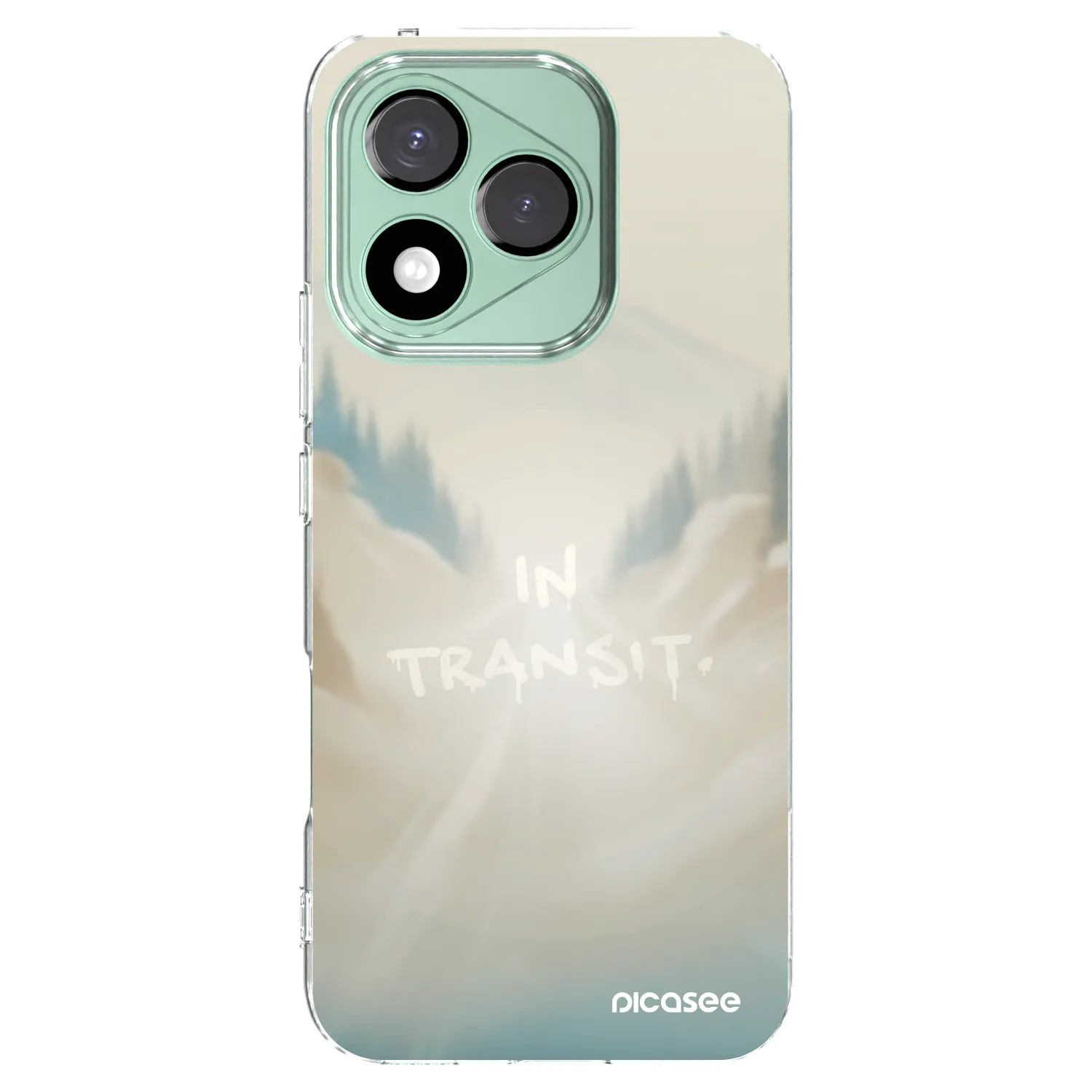 Picasee silikonowe przeźroczyste etui na Honor 400 Lite 5G - IN TRANSIT