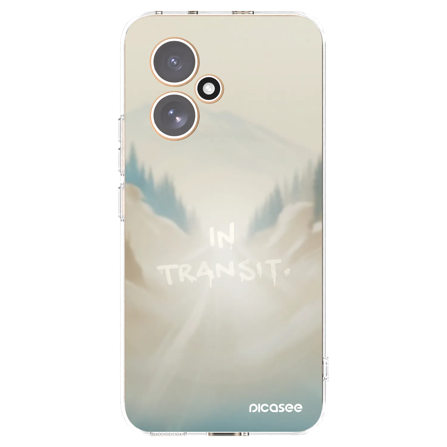 Picasee silikonowe przeźroczyste etui na Honor 400 5G - IN TRANSIT