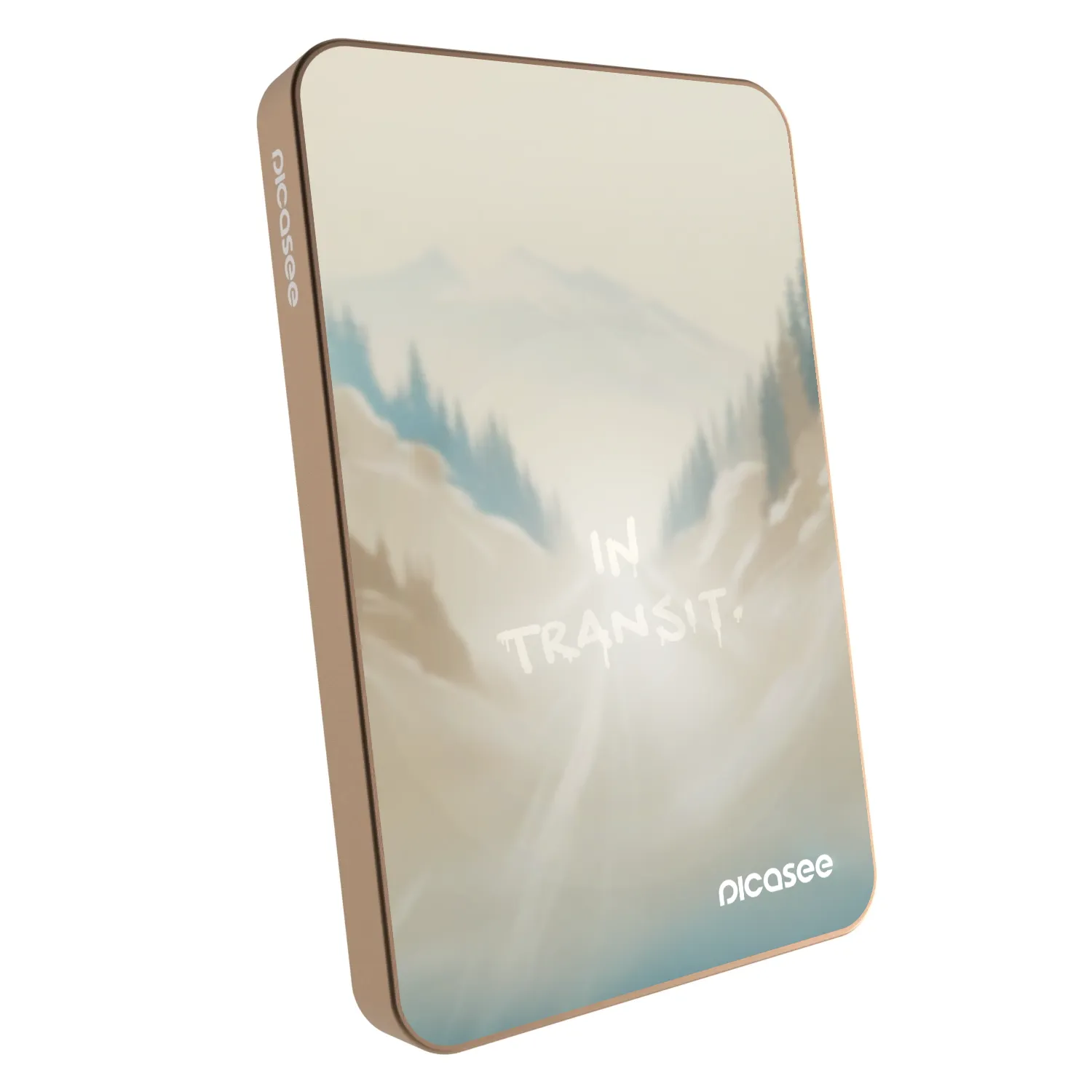 Picasee Powerbank z MagSafe 5 000 mAh Złoty - IN TRANSIT