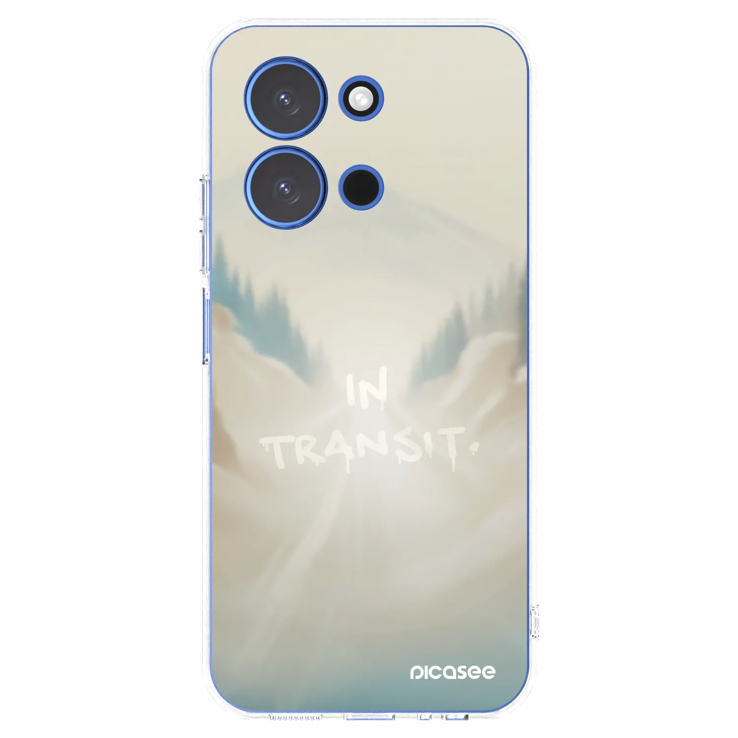 Picasee silikonowe przeźroczyste etui na Xiaomi Redmi 15C 4G - IN TRANSIT
