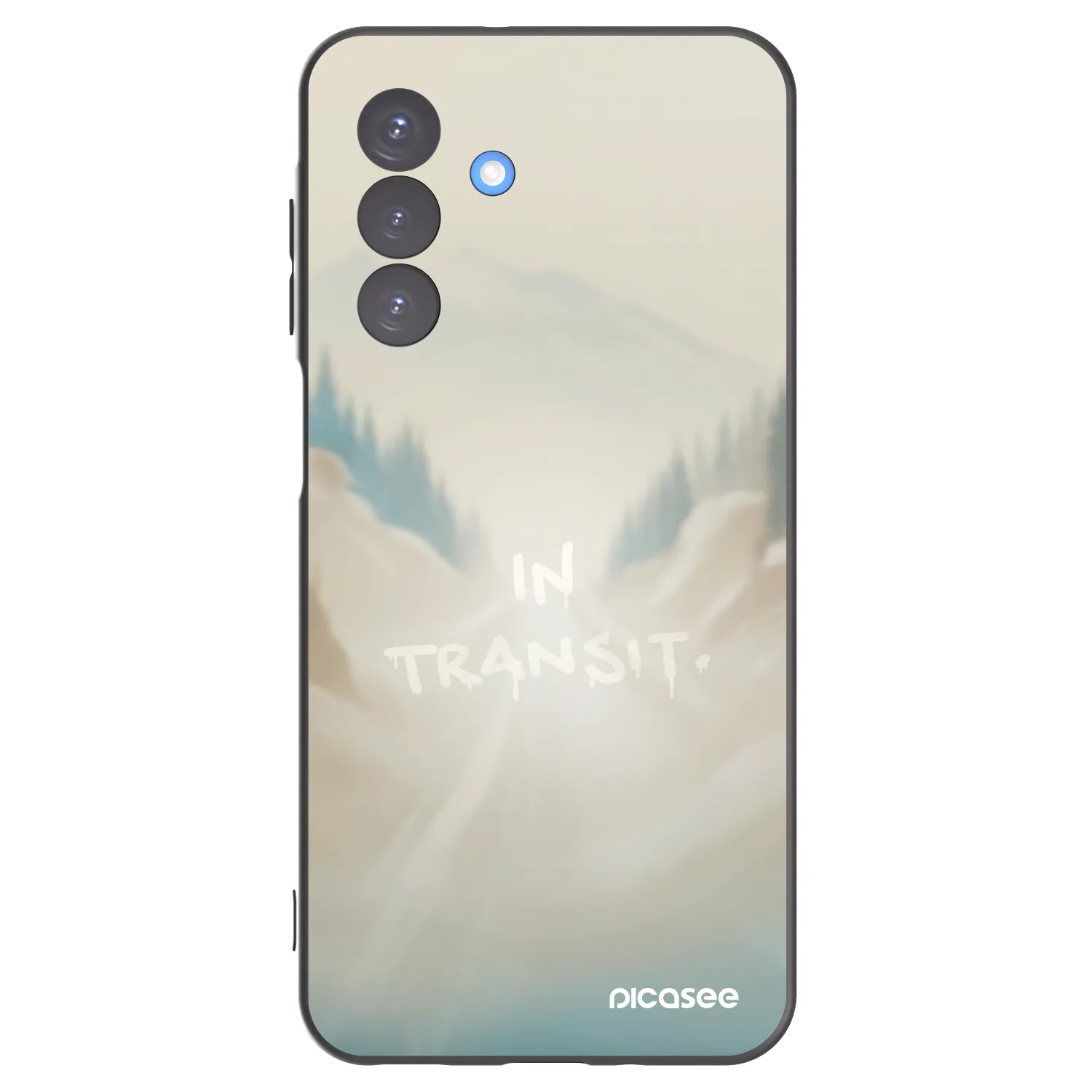 Picasee silikonowe czarne etui na Samsung Galaxy A17 5G - IN TRANSIT