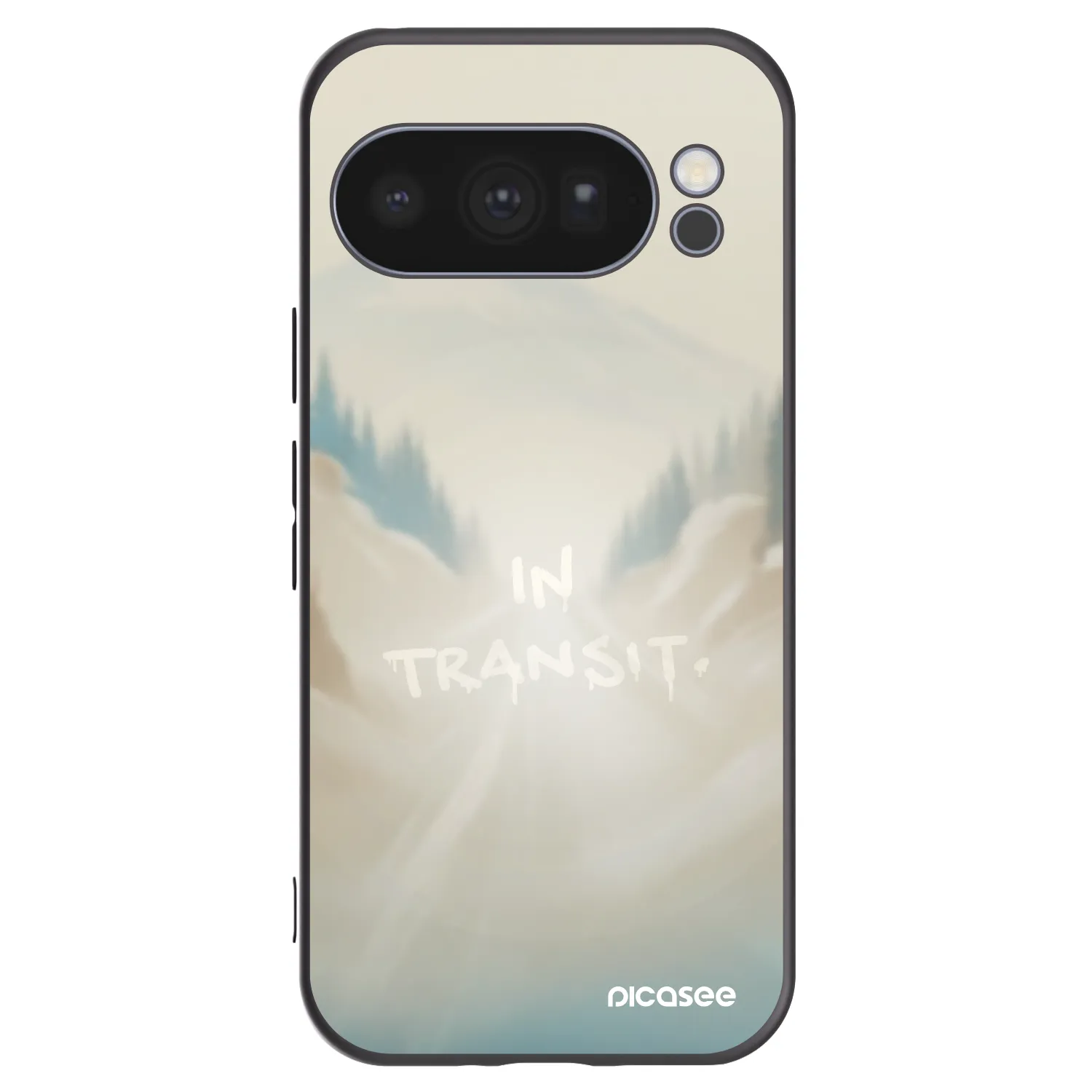 Picasee silikonowe czarne etui na Google Pixel 10 Pro - IN TRANSIT