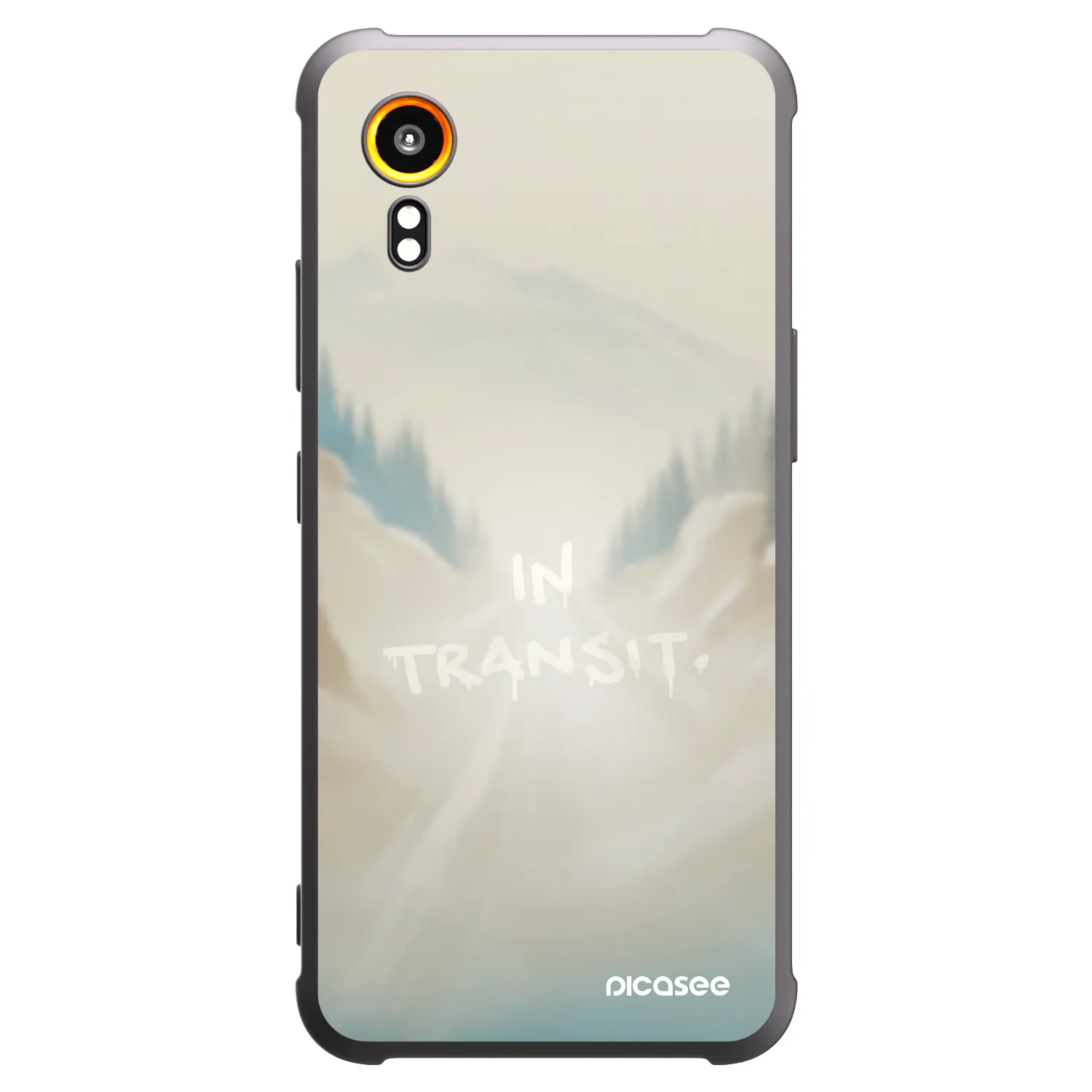 Picasee silikonowe czarne etui na Samsung Galaxy Xcover 7 - IN TRANSIT
