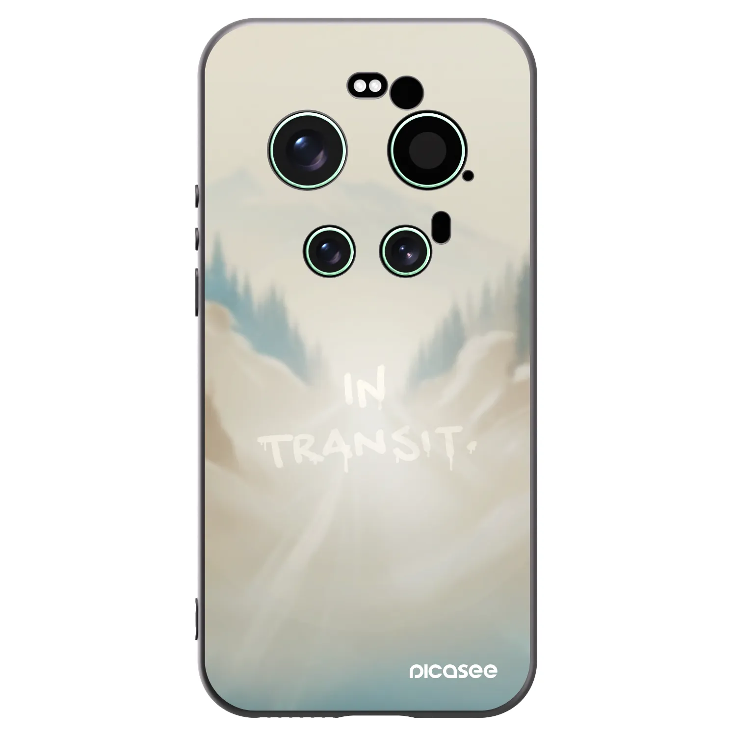 Picasee silikonowe czarne etui na Xiaomi 17 Ultra - IN TRANSIT