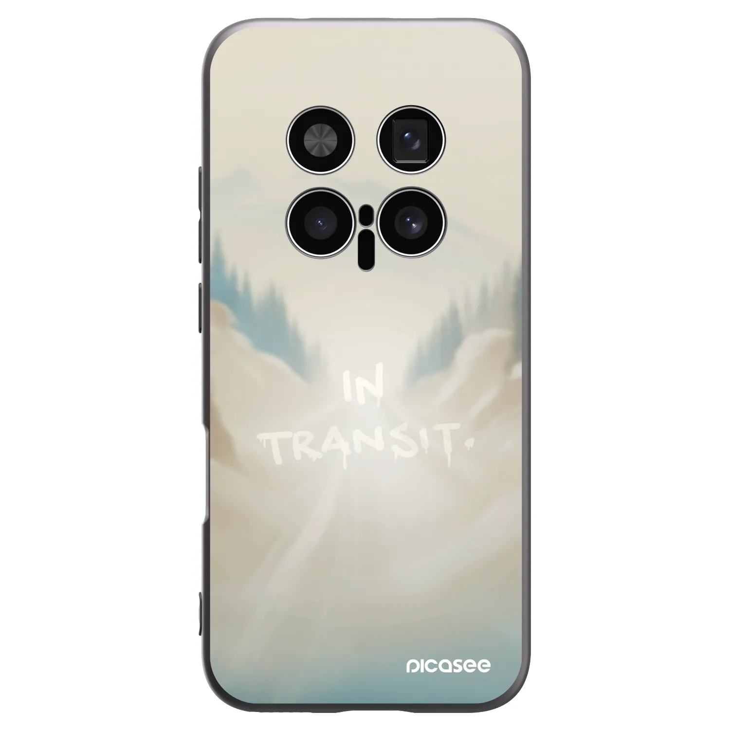 Picasee silikonowe czarne etui na Honor Magic8 Pro 5G - IN TRANSIT