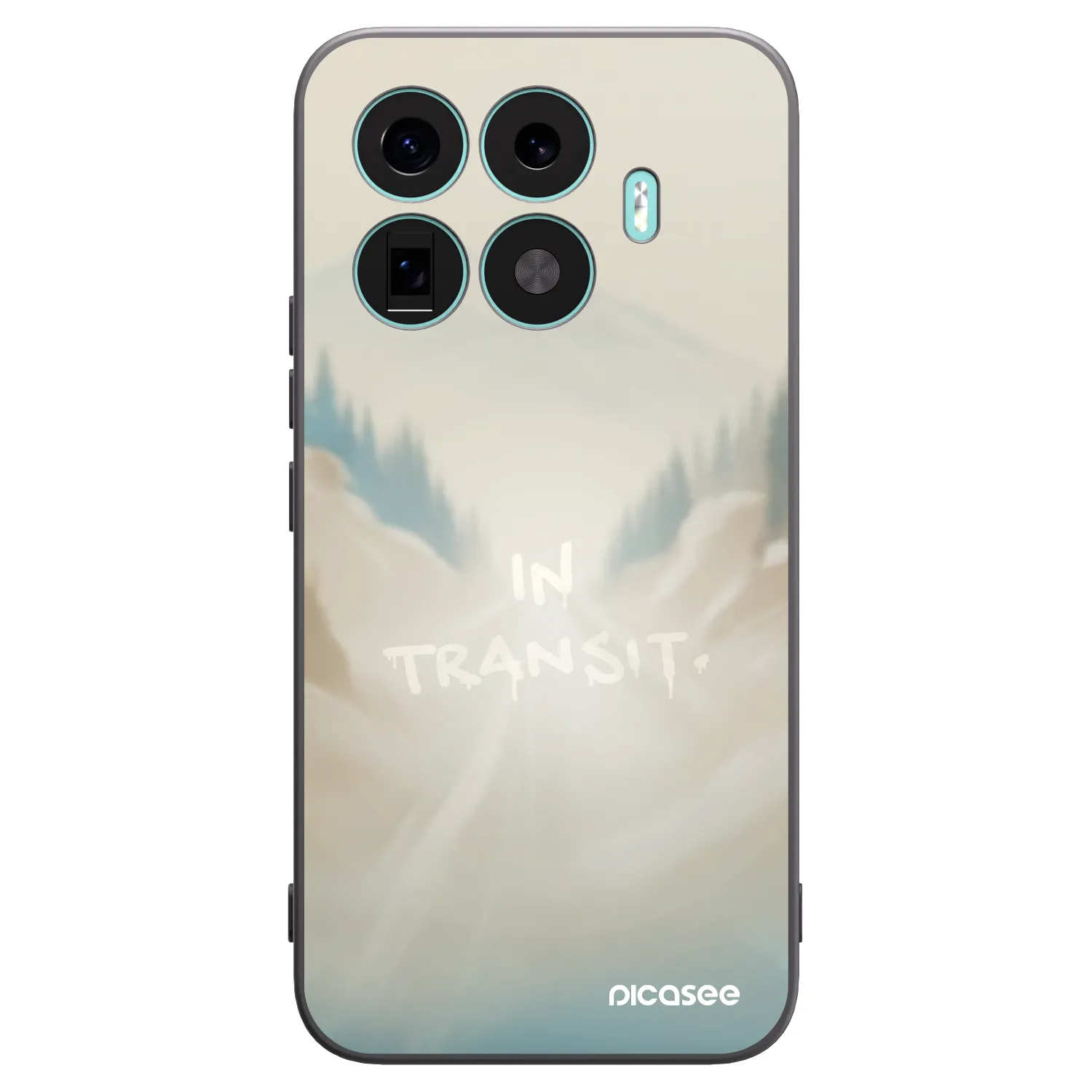 Picasee silikonowe czarne etui na Xiaomi 17T Pro - IN TRANSIT