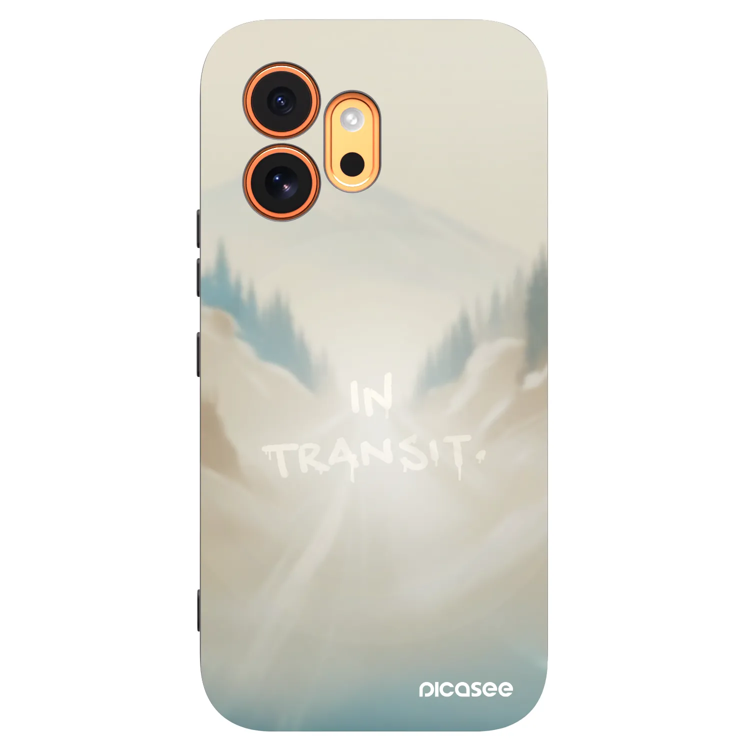 Picasee silikonowe czarne etui na Honor 600 - IN TRANSIT