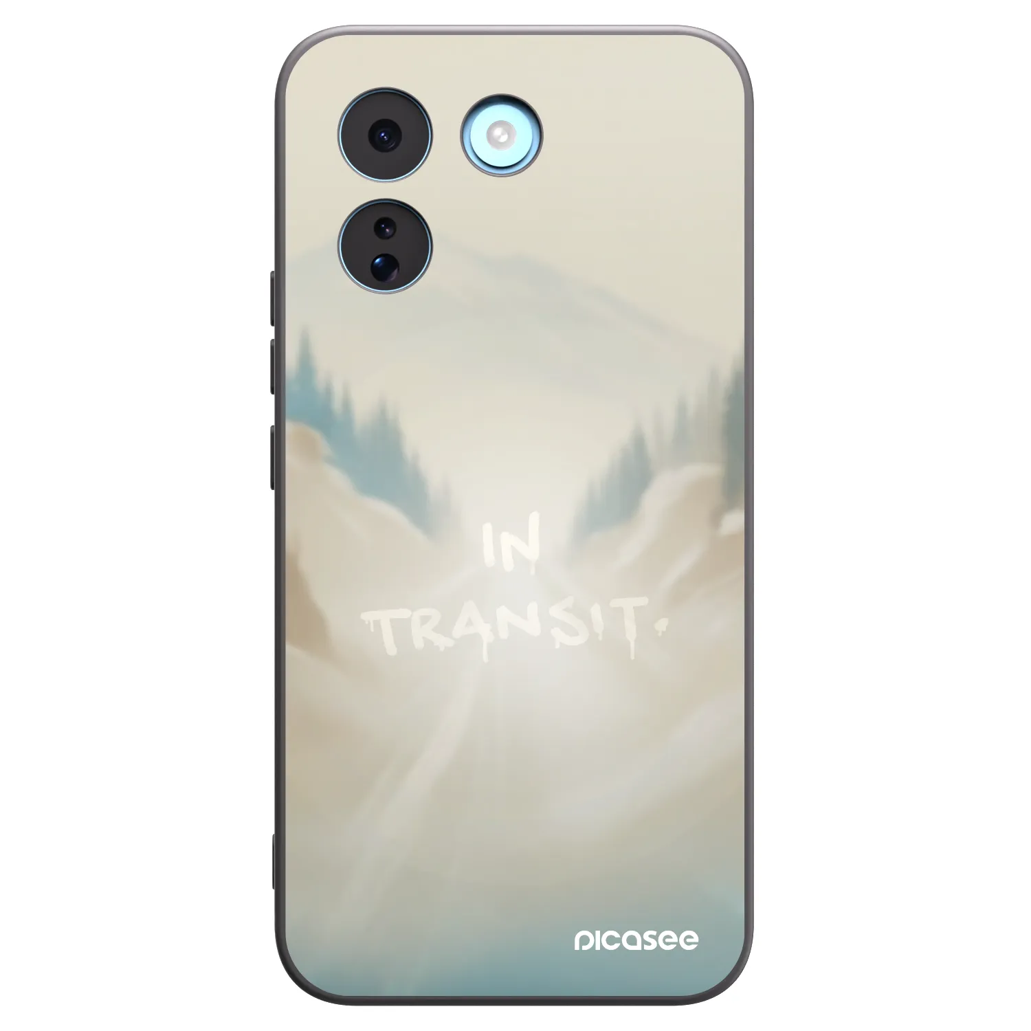 Picasee silikonowe czarne etui na Xiaomi Redmi Note 17 Pro MAX 5G - IN TRANSIT