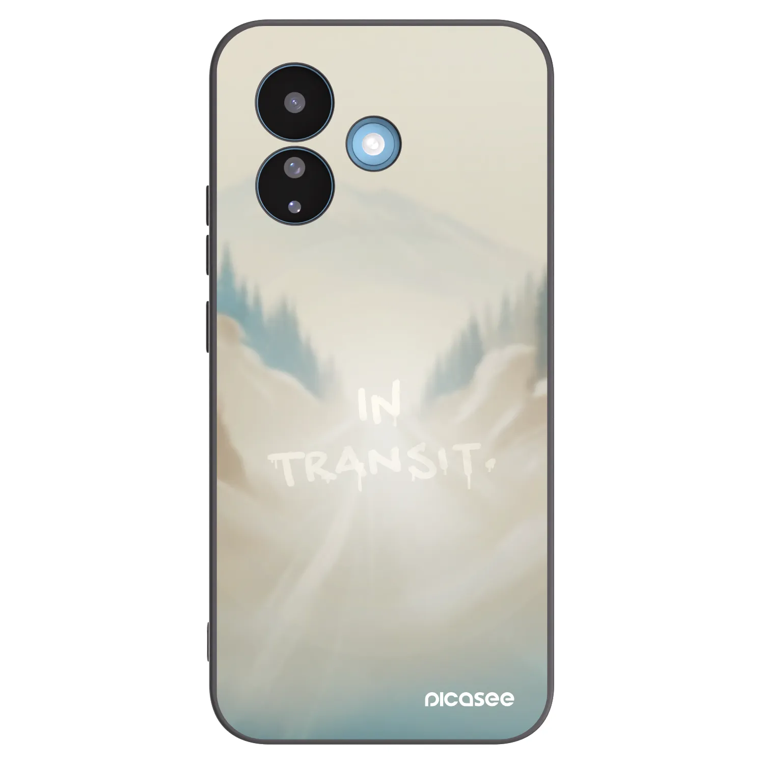 Picasee silikonowe czarne etui na Xiaomi Redmi Note 17 Pro 5G - IN TRANSIT