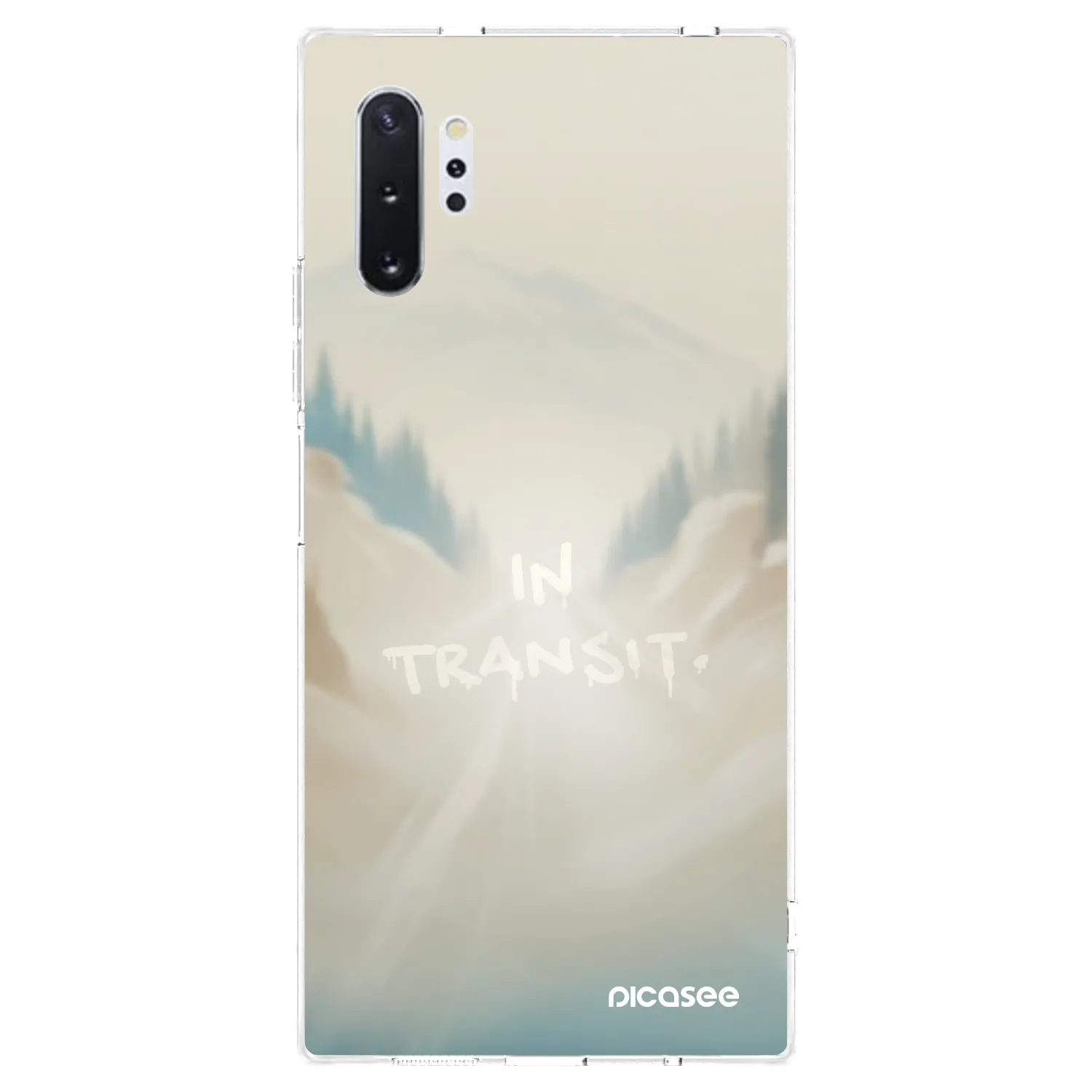 Picasee silikonowe przeźroczyste etui na Samsung Galaxy Note 10+ N975F - IN TRANSIT