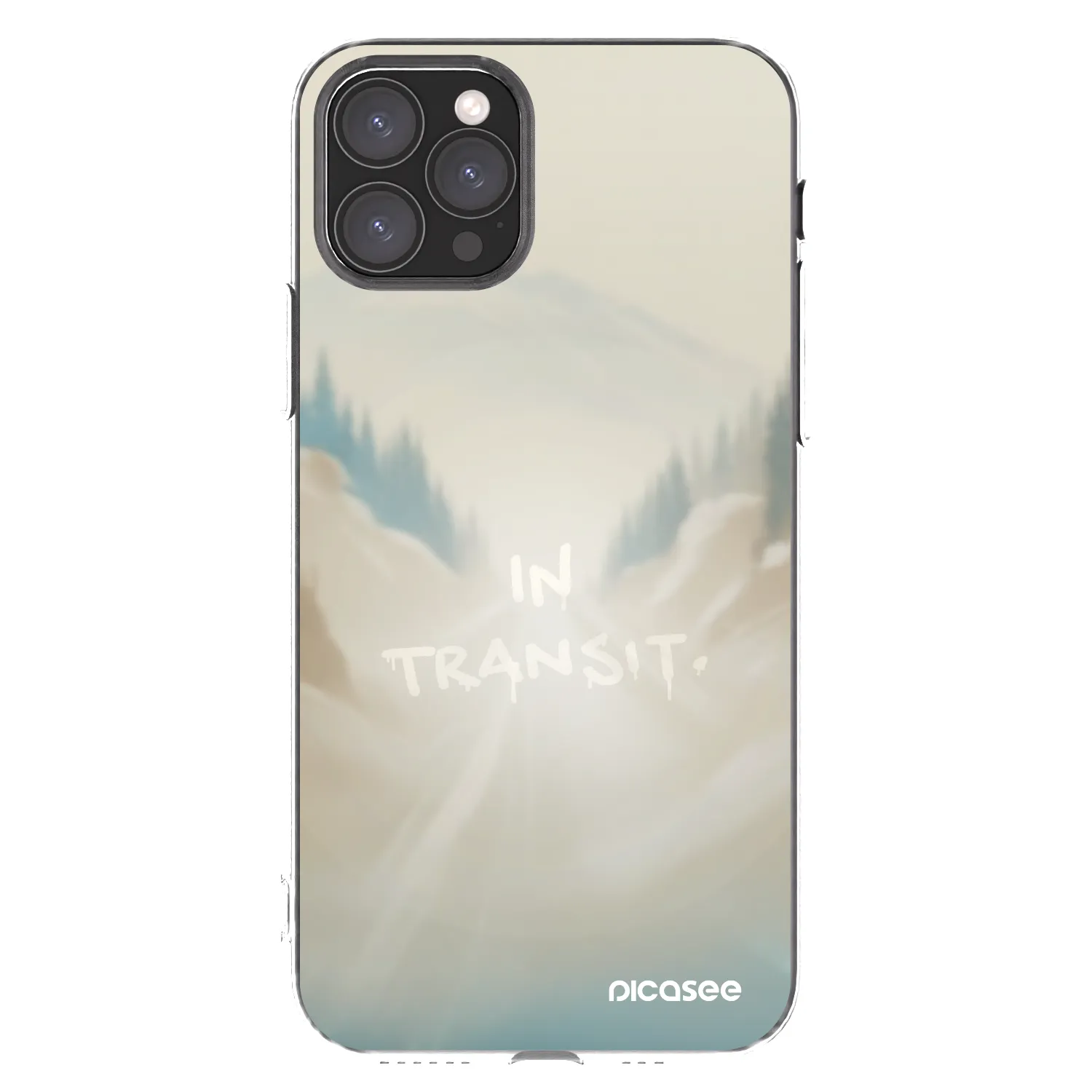 Picasee silikonowe przeźroczyste etui na Apple iPhone 11 Pro - IN TRANSIT