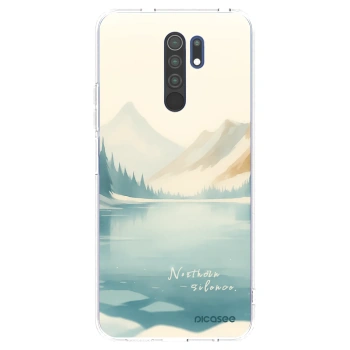 Picasee silikonowe przeźroczyste etui na Xiaomi Redmi 9 - NOTHERN SILENCE