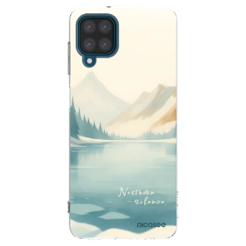 Picasee silikonowe przeźroczyste etui na Samsung Galaxy A12 A125F - NOTHERN SILENCE