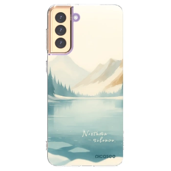 Picasee silikonowe przeźroczyste etui na Samsung Galaxy S21+ 5G G996F - NOTHERN SILENCE