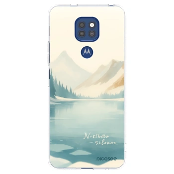 Picasee silikonowe przeźroczyste etui na Motorola Moto G9 Play - NOTHERN SILENCE