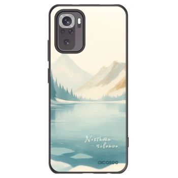 Picasee silikonowe czarne etui na Xiaomi Redmi Note 10 - NOTHERN SILENCE