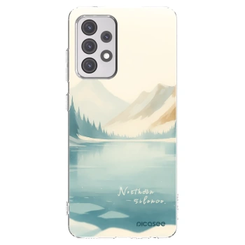 Picasee silikonowe przeźroczyste etui na Samsung Galaxy A52 5G A525F - NOTHERN SILENCE