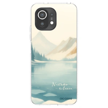Picasee silikonowe przeźroczyste etui na Xiaomi Mi 11 - NOTHERN SILENCE