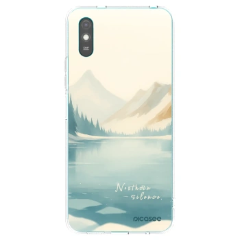 Picasee silikonowe przeźroczyste etui na Xiaomi Redmi 9AT - NOTHERN SILENCE