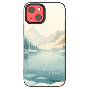 Picasee silikonowe czarne etui na Apple iPhone 13 mini - NOTHERN SILENCE
