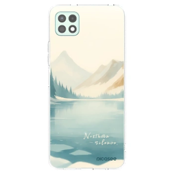 Picasee silikonowe przeźroczyste etui na Samsung Galaxy A22 A226B 5G - NOTHERN SILENCE