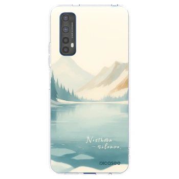 Picasee silikonowe przeźroczyste etui na Realme 7 - NOTHERN SILENCE