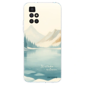 Picasee silikonowe przeźroczyste etui na Xiaomi Redmi 10 - NOTHERN SILENCE