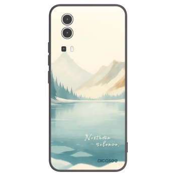 Picasee silikonowe czarne etui na Vivo Y72 5G - NOTHERN SILENCE