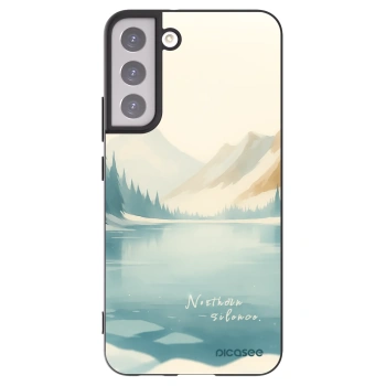 Picasee silikonowe czarne etui na Samsung Galaxy S22+ 5G - NOTHERN SILENCE