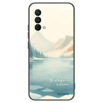 Picasee silikonowe czarne etui na Realme GT Master Edition 5G - NOTHERN SILENCE