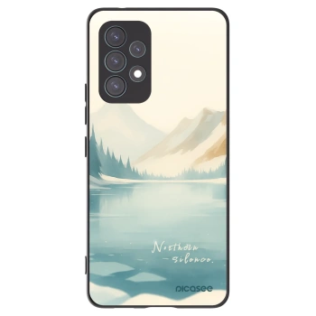 Picasee silikonowe czarne etui na Samsung Galaxy A53 5G A536 - NOTHERN SILENCE