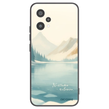 Picasee silikonowe czarne etui na Realme 9 Pro 5G - NOTHERN SILENCE