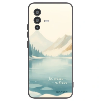 Picasee silikonowe czarne etui na Vivo V23 5G - NOTHERN SILENCE