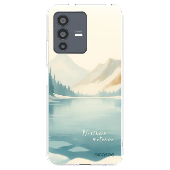 Picasee silikonowe przeźroczyste etui na Vivo V23 5G - NOTHERN SILENCE