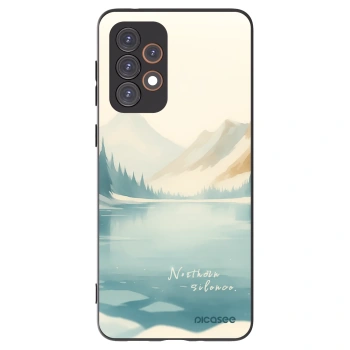 Picasee silikonowe czarne etui na Samsung Galaxy A33 5G A336 - NOTHERN SILENCE