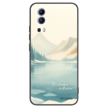 Picasee silikonowe czarne etui na Vivo Y52 5G - NOTHERN SILENCE